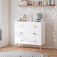 preview thumbnail 31 of 38, Kids 3 Drawer Dresser, Baby Nightstand for Bedroom,Storage Cabinet for Toddler Child for Living Room,Toddler Room, Nursery