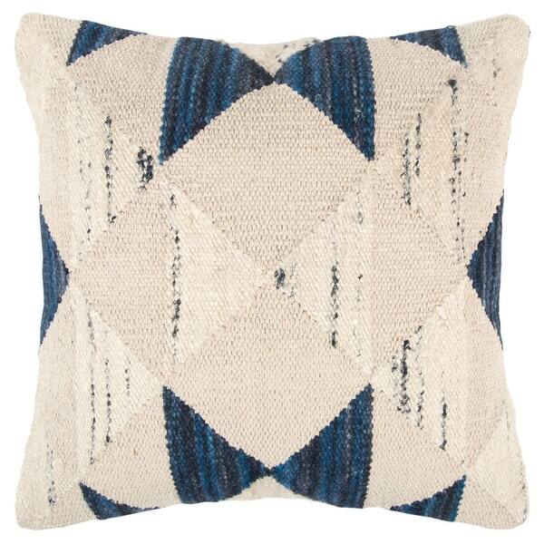 slide 2 of 4, Indigo Geometric Transitional Decorative Pillow