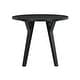 preview thumbnail 2 of 3, Otaska Black Round Dining Room Table - 36"W x 36"D x 30"H