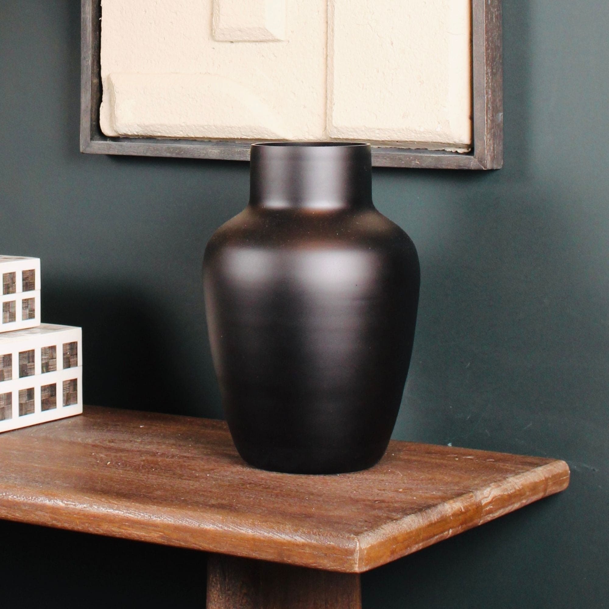 Desi Hand Blown Glass Vase by East at Main