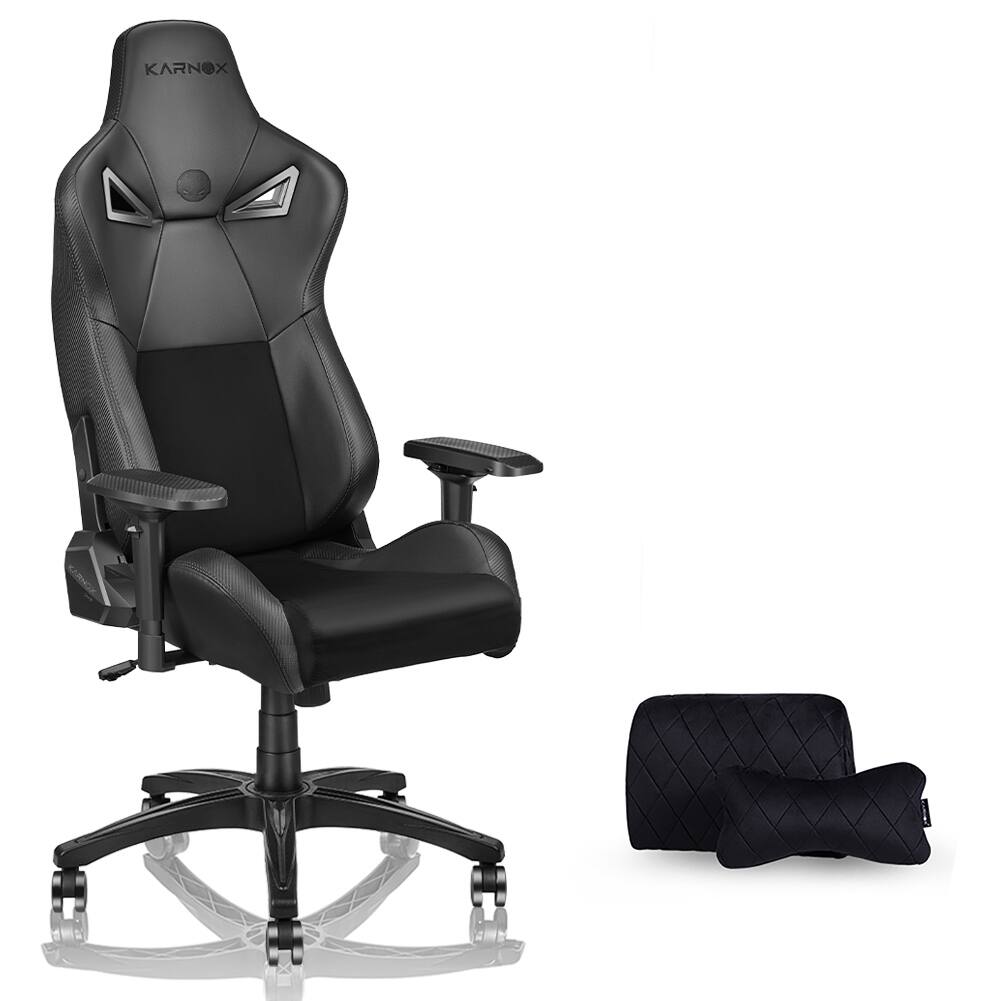 Ergonomic Faux Leather Computer Chair with Lumbar Support and Headrest