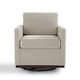 preview thumbnail 149 of 154, Set of 2 Modern Swivel Accent Armchairs Upholstered Arm Chairs