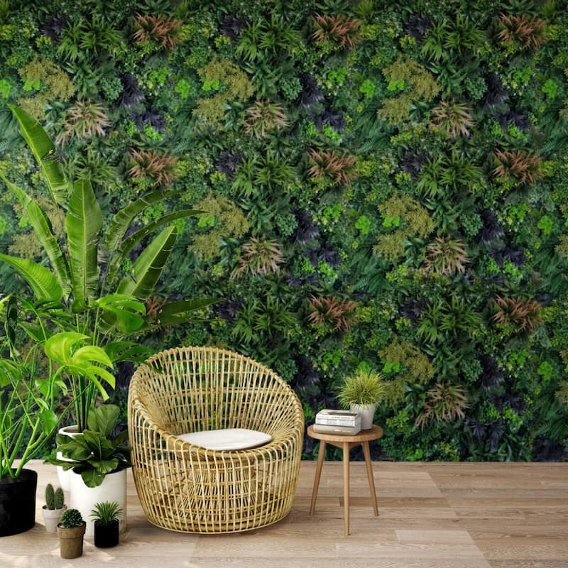 Artificial Foliage Ibiza Wall Panels Indoor/Outdoor - Green