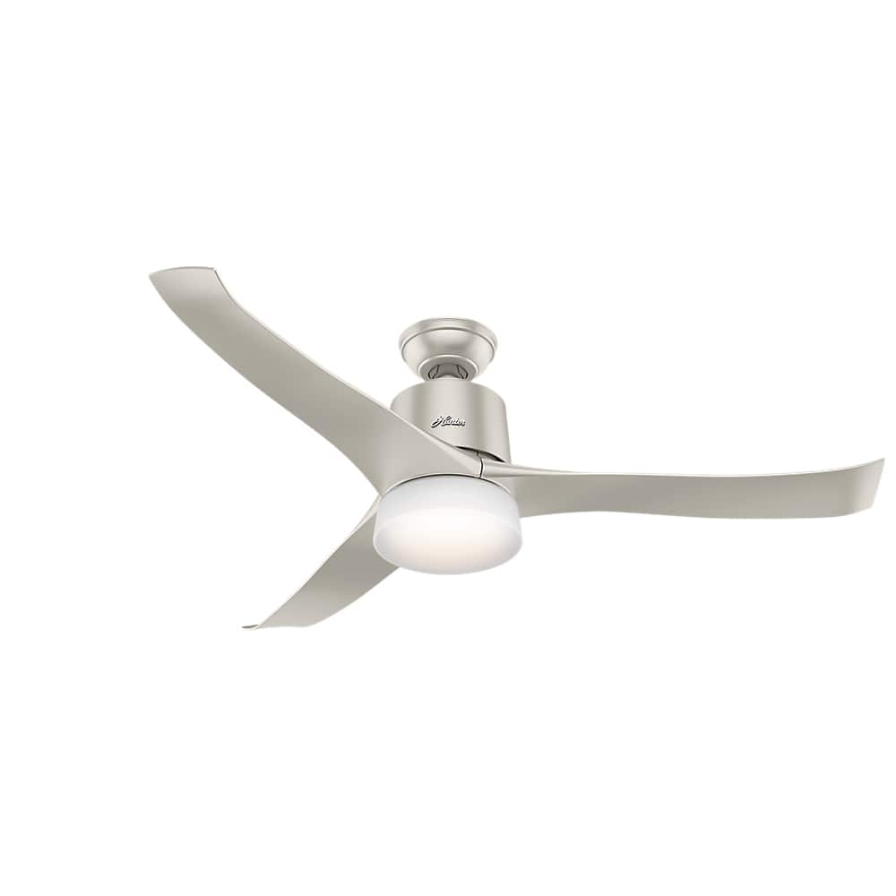 Hunter 54" WiFi Symphony Ceiling Fan with LED Light Kit and Handheld Remote, Smart Home Fan