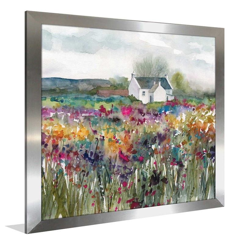 "Wildflower Cottage" by Carol Robinson Print on Acrylic
