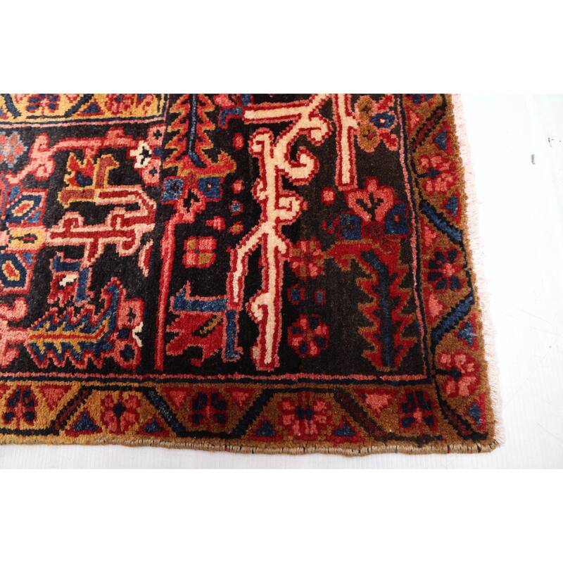 ECARPETGALLERY Hand-knotted Sarabi Dark Red Wool Rug - 9'8 x 13'0