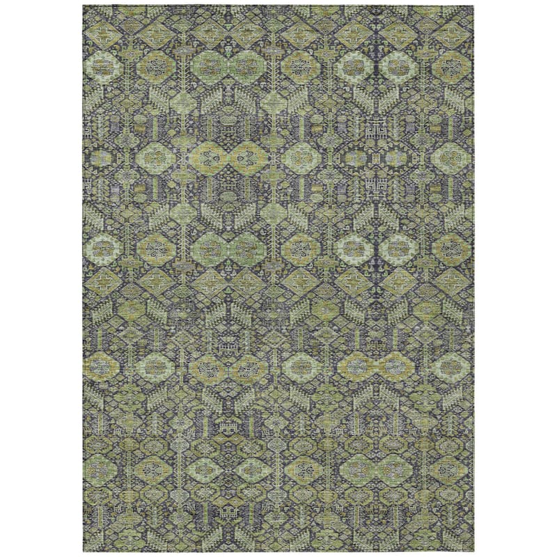 Alrimo Lush Floral Weather Resistant Classic Meets Modern Outdoor Rug