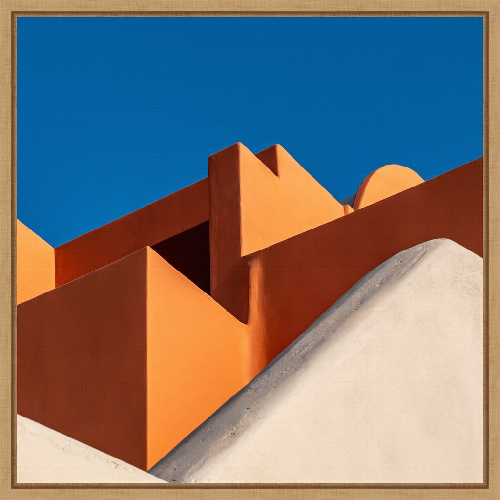 The Color Orange by Markus Auerbach Framed Canvas Wall Art Print