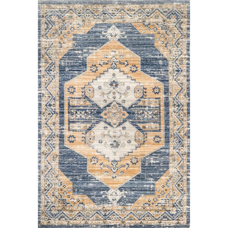 Nuloom Zazie Traditional Machine Washable Indoor/Outdoor Area Rug
