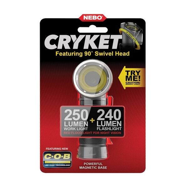 cryket nebo flashlight Torchy 3K EDC Flashlight, 3000 Lumen LED Compact Pocket Light, Gray Elevate your lighting game with the Davinci 800L LED flashlight NEBO Cryket 250 Lumen Flashlight