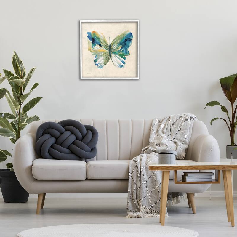 Stupell Vivid Abstract Butterfly Wings Framed Giclee Art Design By Carol Robinson