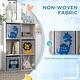 preview thumbnail 5 of 5, Children's Toy Organizer, Toy Storage with 3 Storage Bins and Cute Animal Design, Toy Shelf