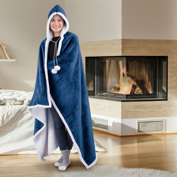 Bed bath and shop beyond hooded blanket