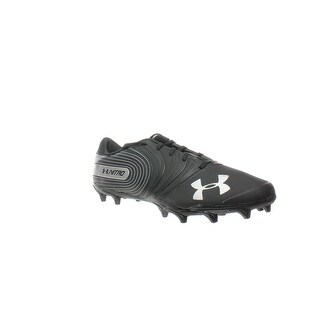 Shop Under Armour Mens Nitro Low Mc Black White Football Cleats
