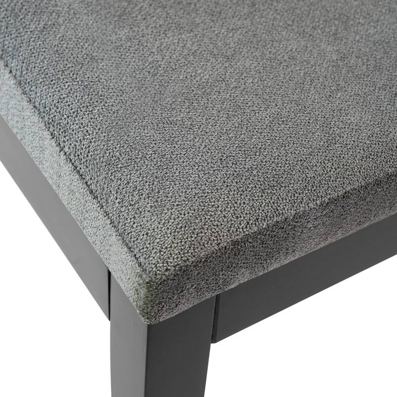 Plank and Beam Modern Solid Wood Upholstered Cushion Dining Chair - Set of 2
