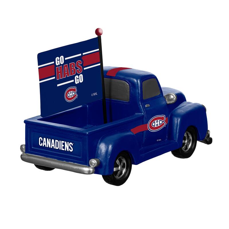 NHL Rally Truck Garden Statue with Team Flag