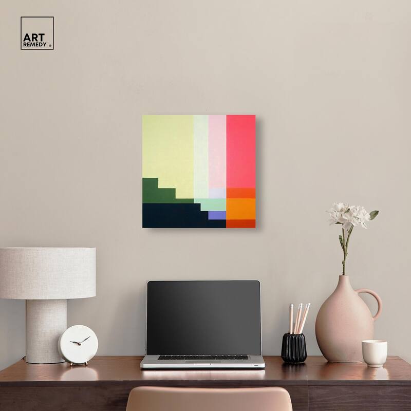 Rectilinear Rhapsody III Canvas by Art Remedy, Gallery Wrapped