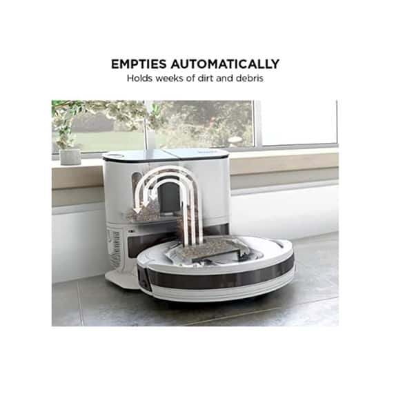 Shark RV913SCR SelfEmpty Base Robot Vacuum. App Controlled (White