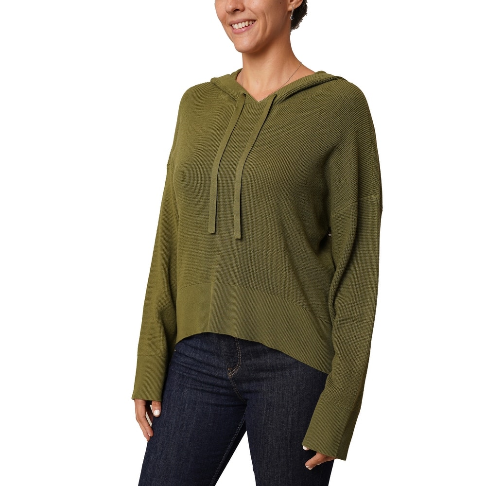 Cyrus Waffle Knit Hoodie Sweater