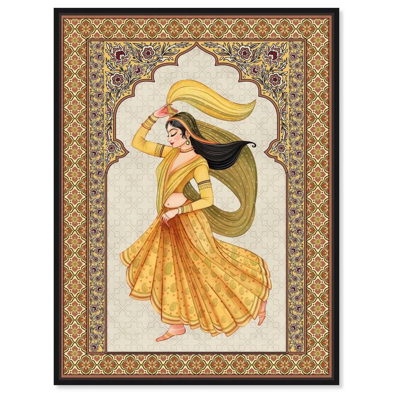 Dancing Princess Canvas by Art Remedy - Black - 30" x 36"