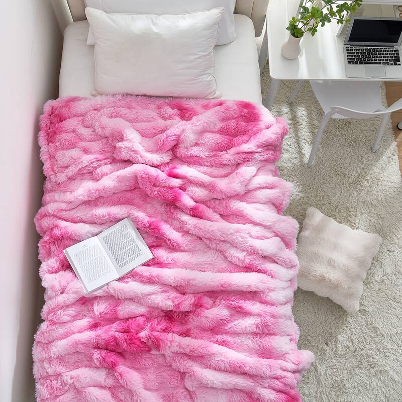 Snowball Chunky Bunny® - Coma Inducer® Blanket - Pink Cosmos