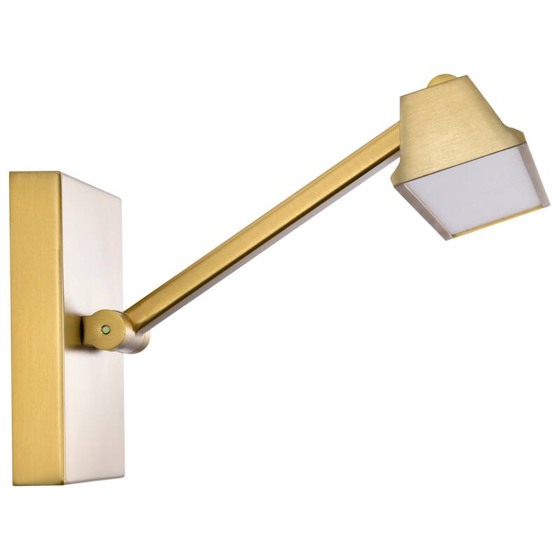 Hazel 1 Foot LED Picture Light 3 CCT Selectable Vintage Brass Finish Acrylic Lens - Vintage Brass