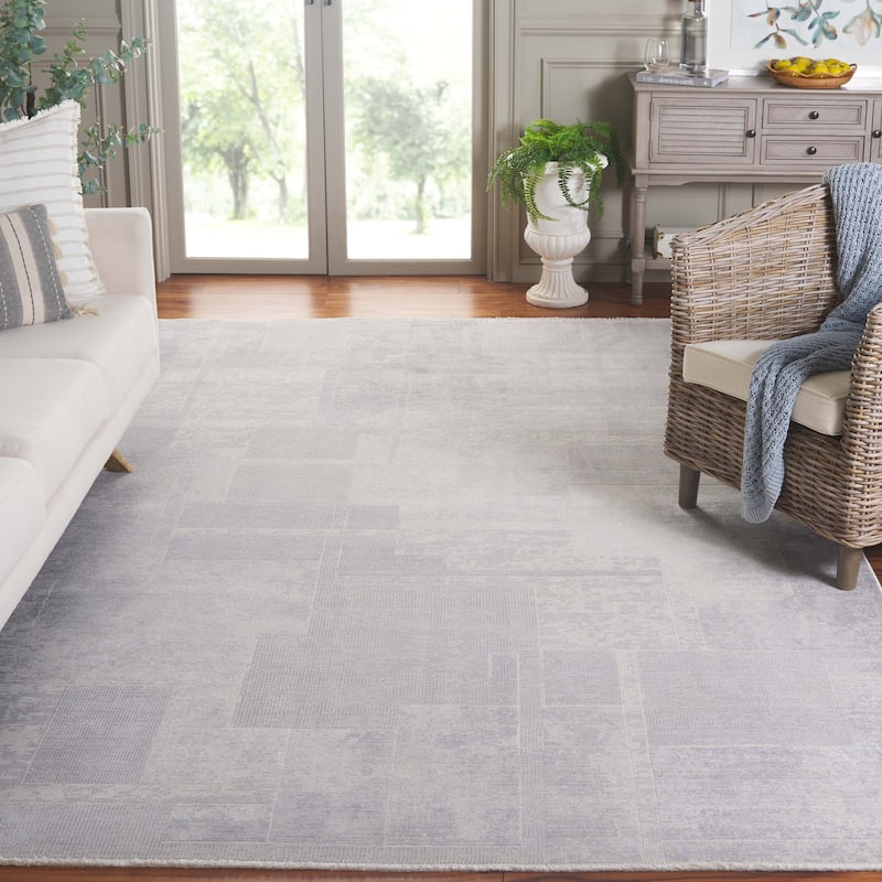 SAFAVIEH Signature Wallie Modern Rug - Light Grey/Grey - 8' x 10'