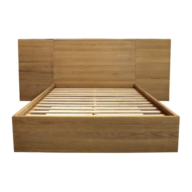 Natural Wood Queen Bed Frame