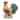 Certified International Floral Rooster 3-D Cookie Jar - 66oz