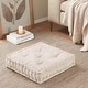 preview thumbnail 6 of 32, Intelligent Designs Charvi Chenille Square Floor Pillow