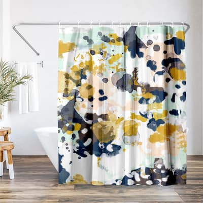 Americanflat 71" x 74" Shower Curtain, Sloane by Charlotte Winter