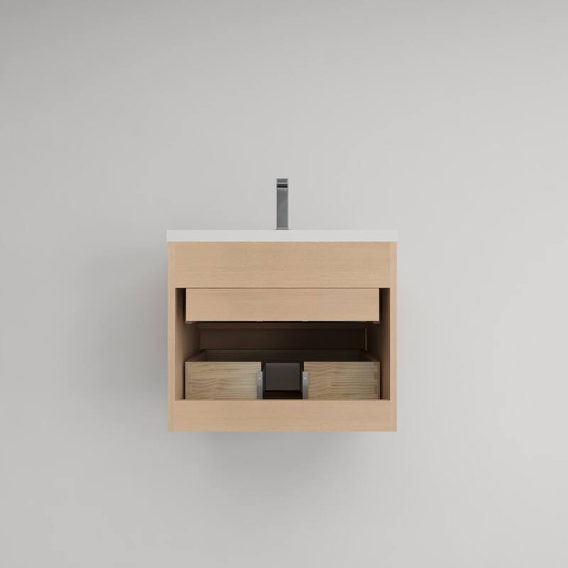 Victoria 48'' Floating Vanity with Double Reinforced Acrylic Sink - 47.5