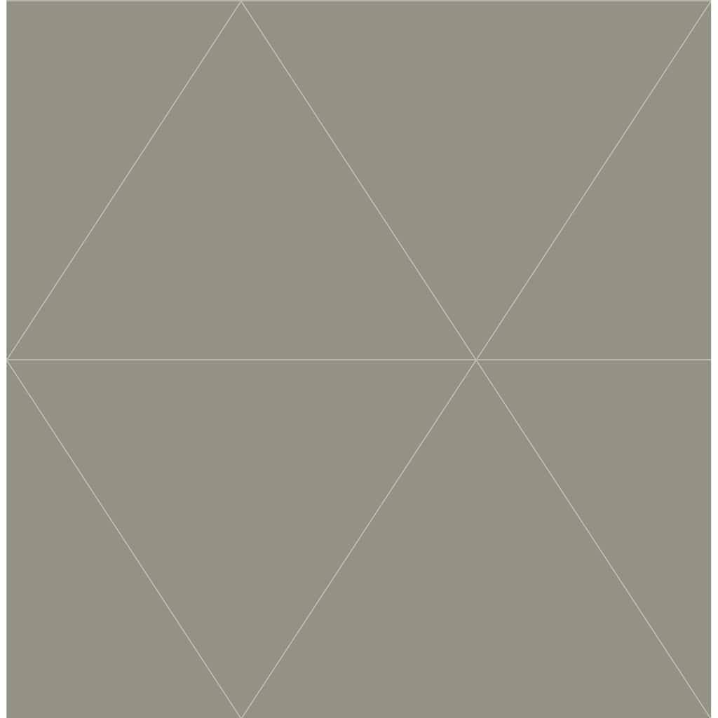 A-Street Prints Twilight Silver Geometric Wallpaper