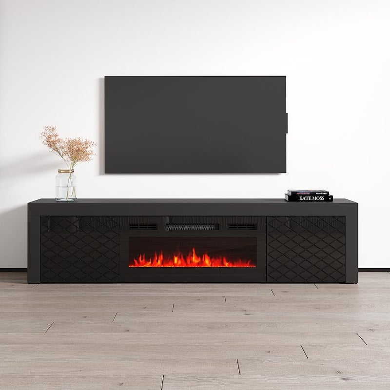Dia BL-EF Electric Fireplace 71" TV Stand