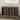 Dark Brown Wooden 6 Drawer Cabinet with Straps and Rivets