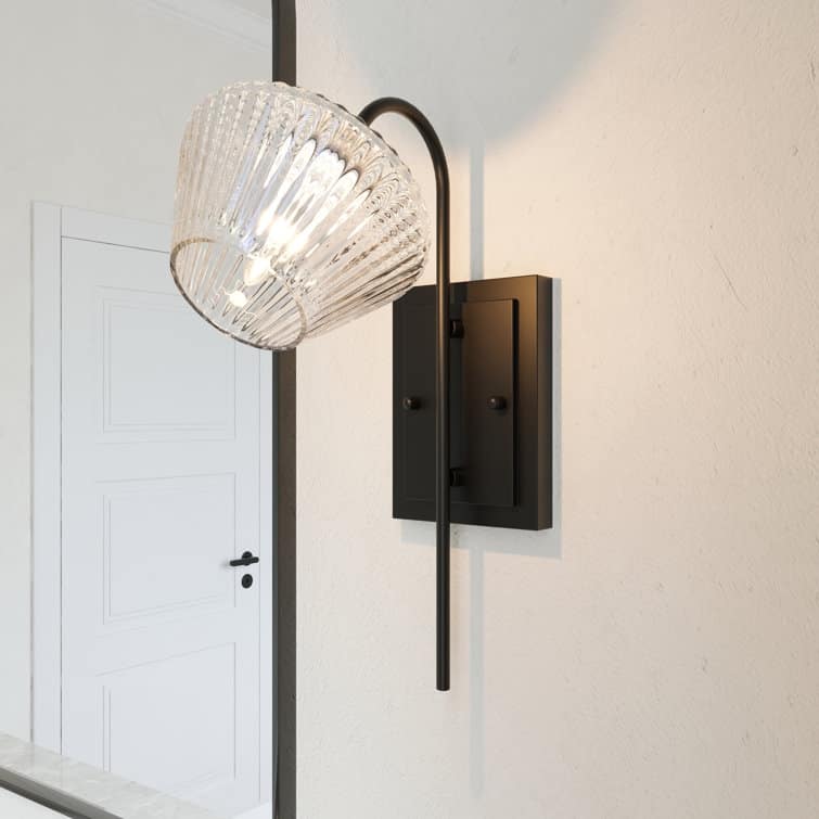 Acroma 1 - Light Glass Dimmable Wall Light Wallchiere Wall Sconce