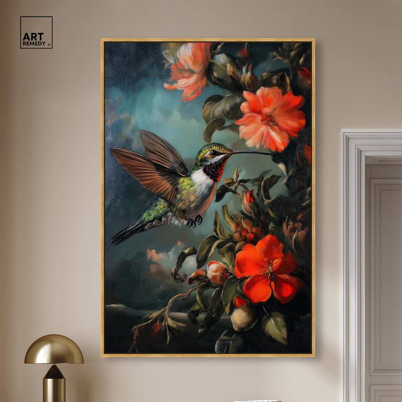 Whirring Wings II Canvas by Art Remedy