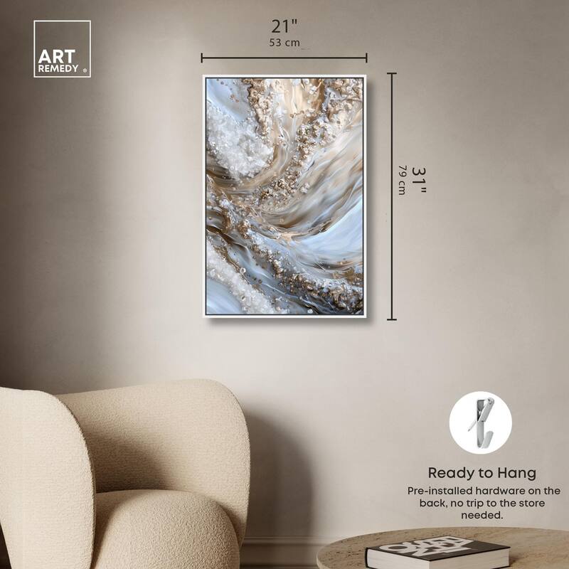 Effervescent Earth III Canvas by Art Remedy