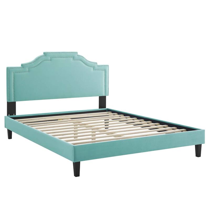 Adelaide Performance Velvet King Platform Bed