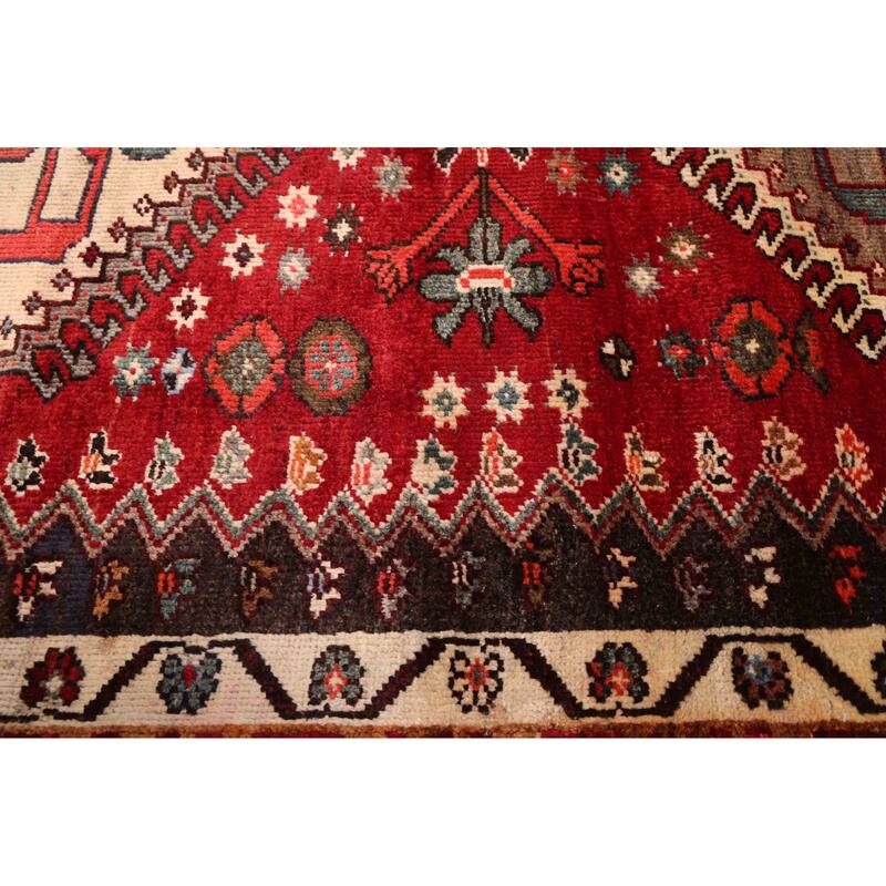 ECARPETGALLERY Hand-knotted Konya Anatolian Red Wool Rug - 4'9 x 9'4