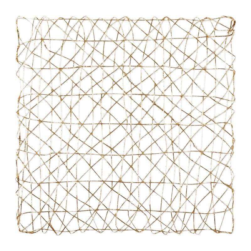 Design Imports Woven Paper Kitchen Placemat Set (Set of 6)