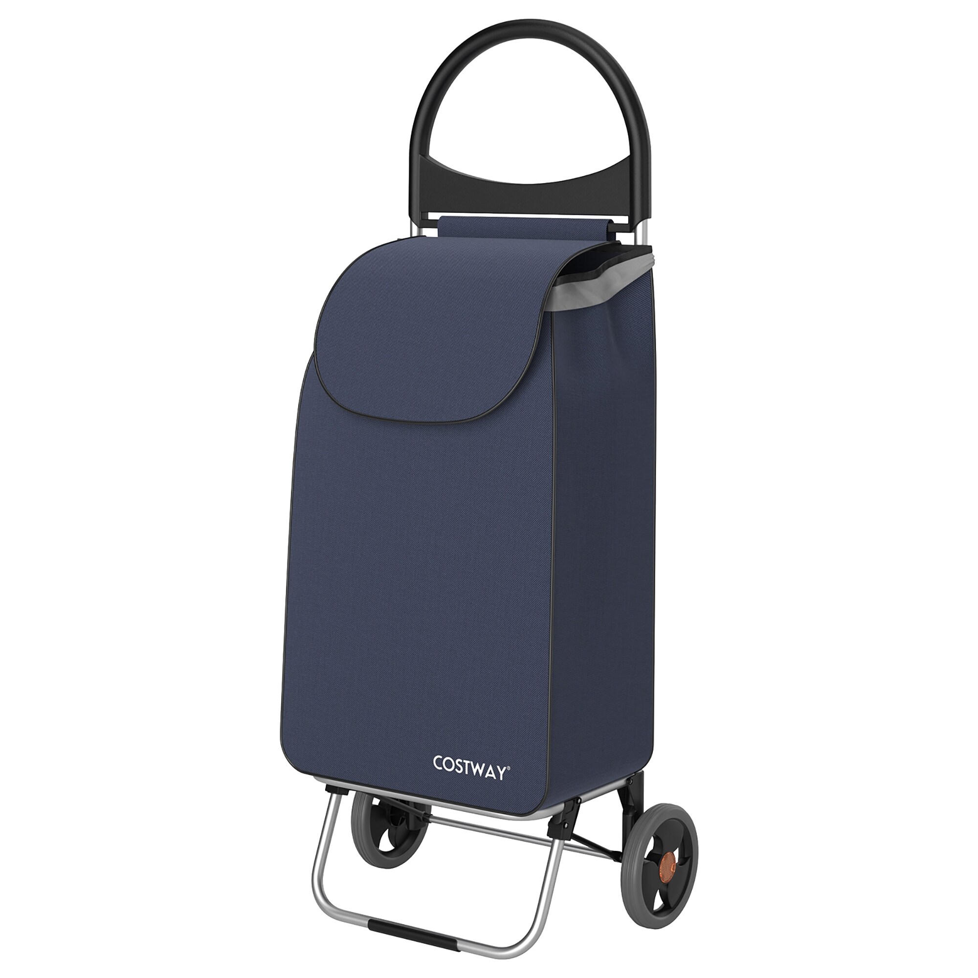 Costway Folding Shopping Cart Grocery Utility Cart Hand Truck with - See  Details - On Sale - Bed Bath & Beyond - 37571051