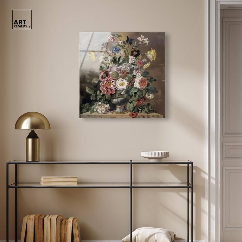 Classical Dream Vase Acrylic by Art Remedy, Ready to Hang