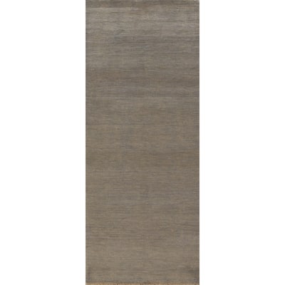 Gabbeh Oriental Runner Rug Handmade Stripe Wool Carpet - 2'9" x 9'4"