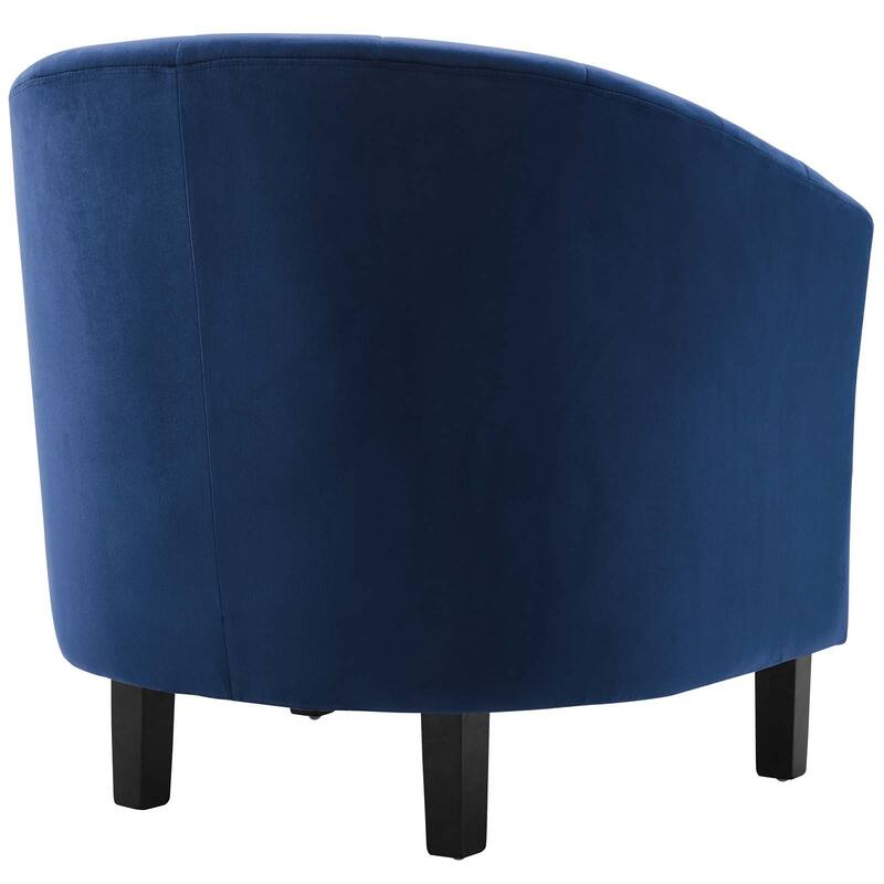 Silver Orchid Streitmann Channel Tufted Velvet Armchair (Set of 2)