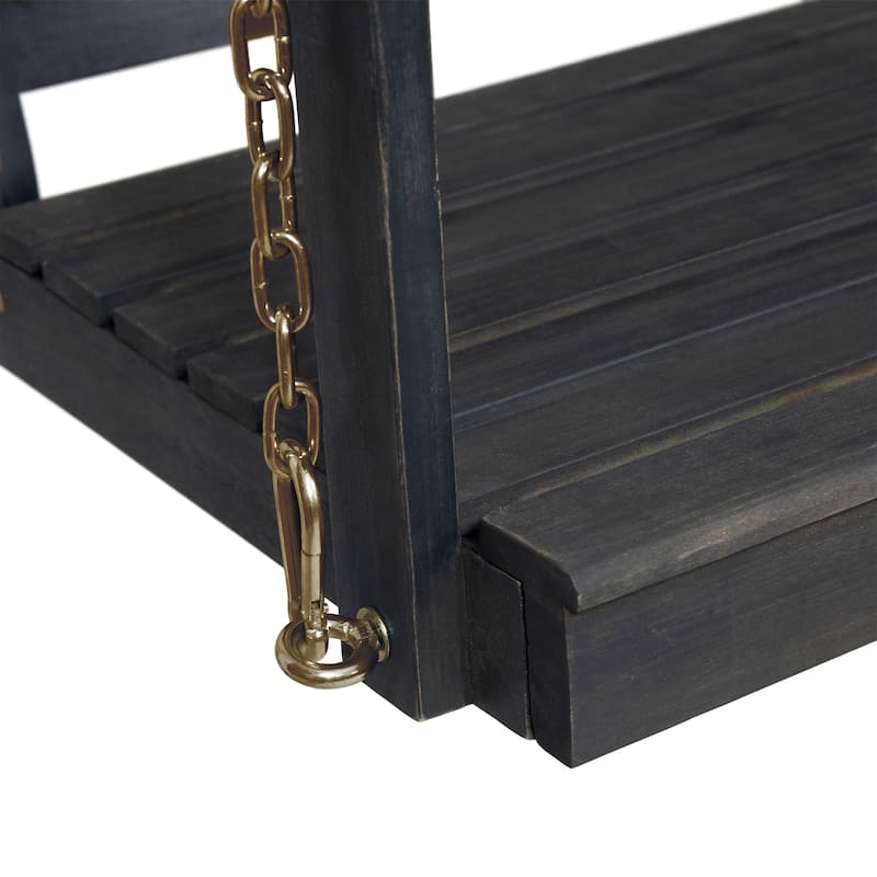 Tambora Outdoor Acacia Porch Swing by Christopher Knight Home