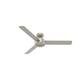 Hunter 52" and 44" Presto Ceiling Fan with Wall Control - 52" - Matte Nickel