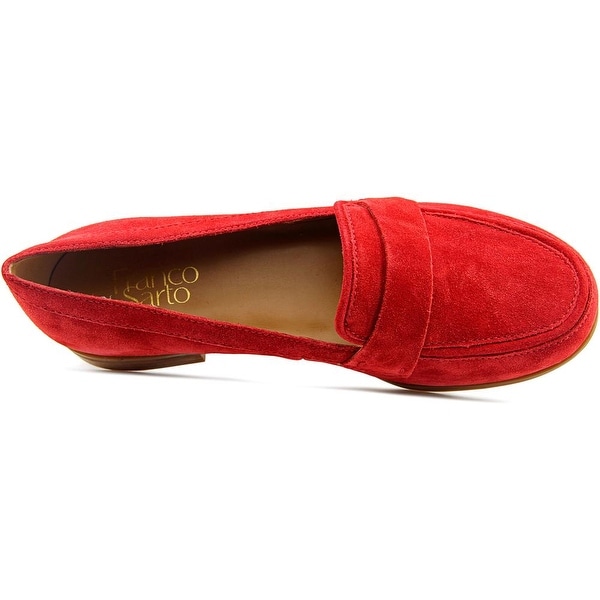franco sarto red loafers
