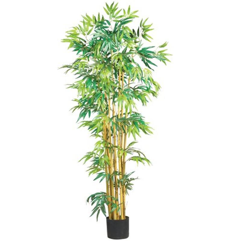 Artificial Silk Tree - 60" Indoor Faux Tree - Realistic Fake Plant Décor - Home Office Living Room - Green