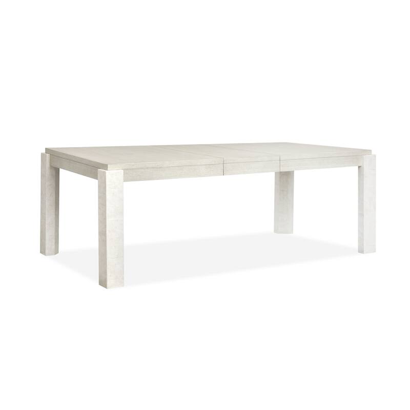 Magnussen Home Lorelei Misty Cloud Extendable Rectangular Dining Table - 44''W x 68''D x 29.75''H